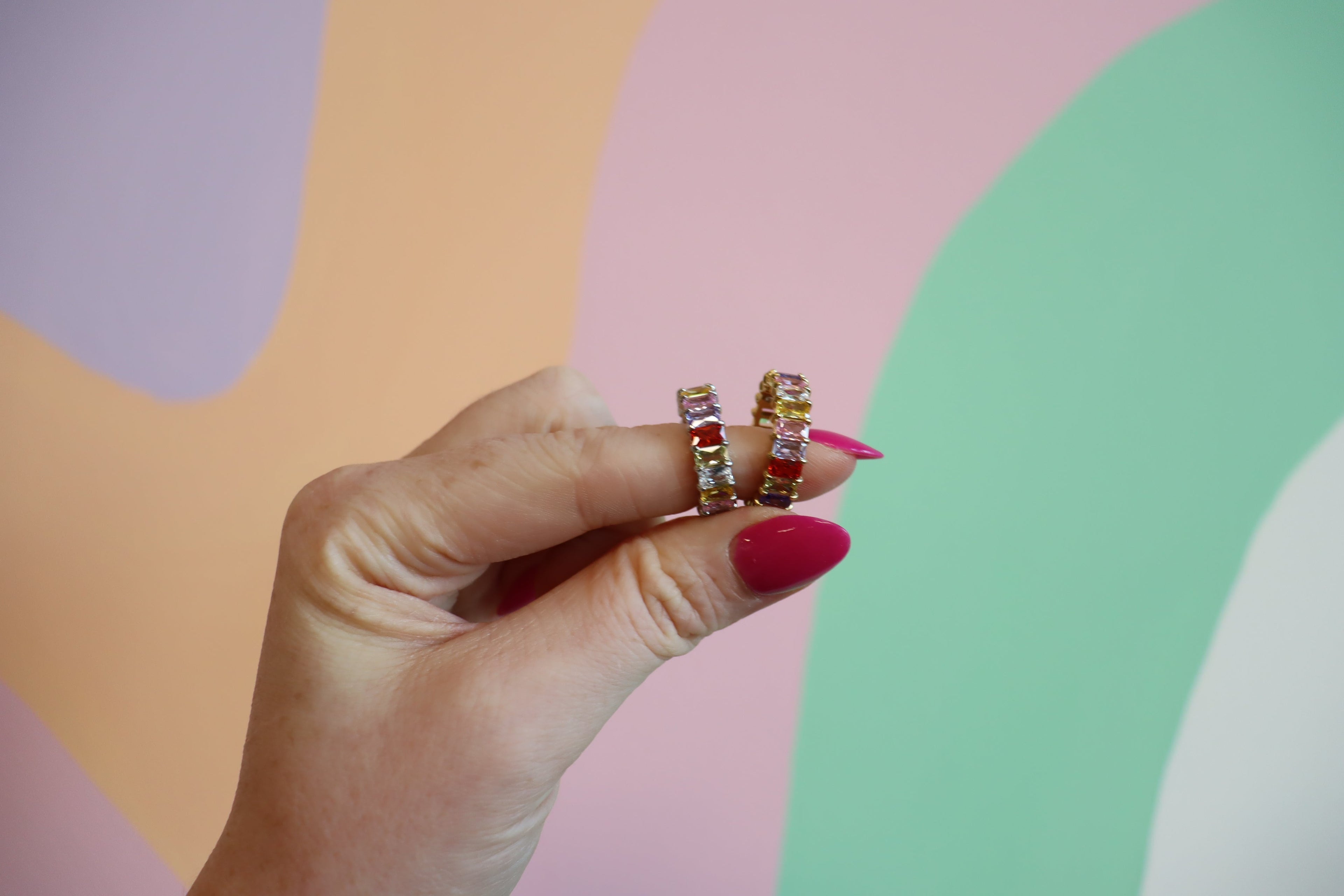 Colorful Life Titanium Ring