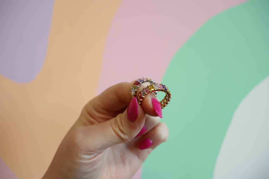 Colorful Life Titanium Ring