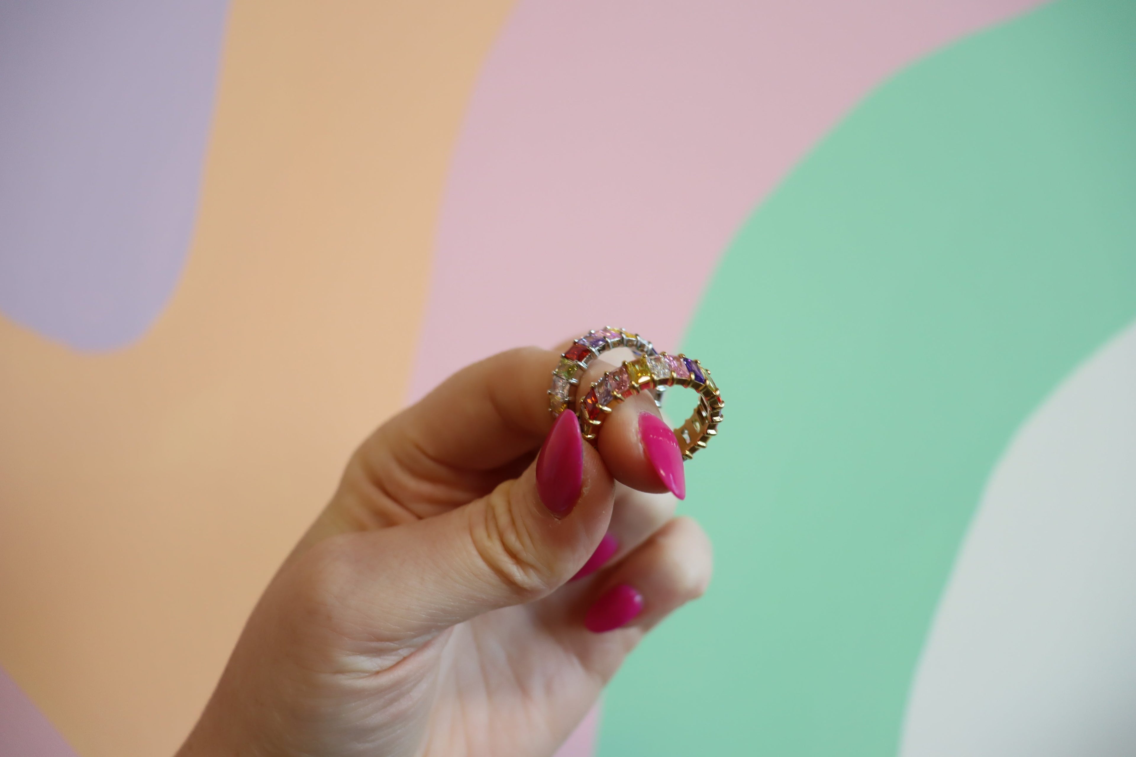 Colorful Life Titanium Ring
