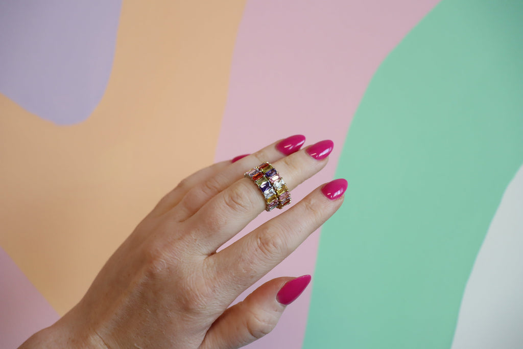 Colorful Life Titanium Ring