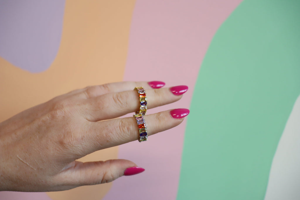Colorful Life Titanium Ring