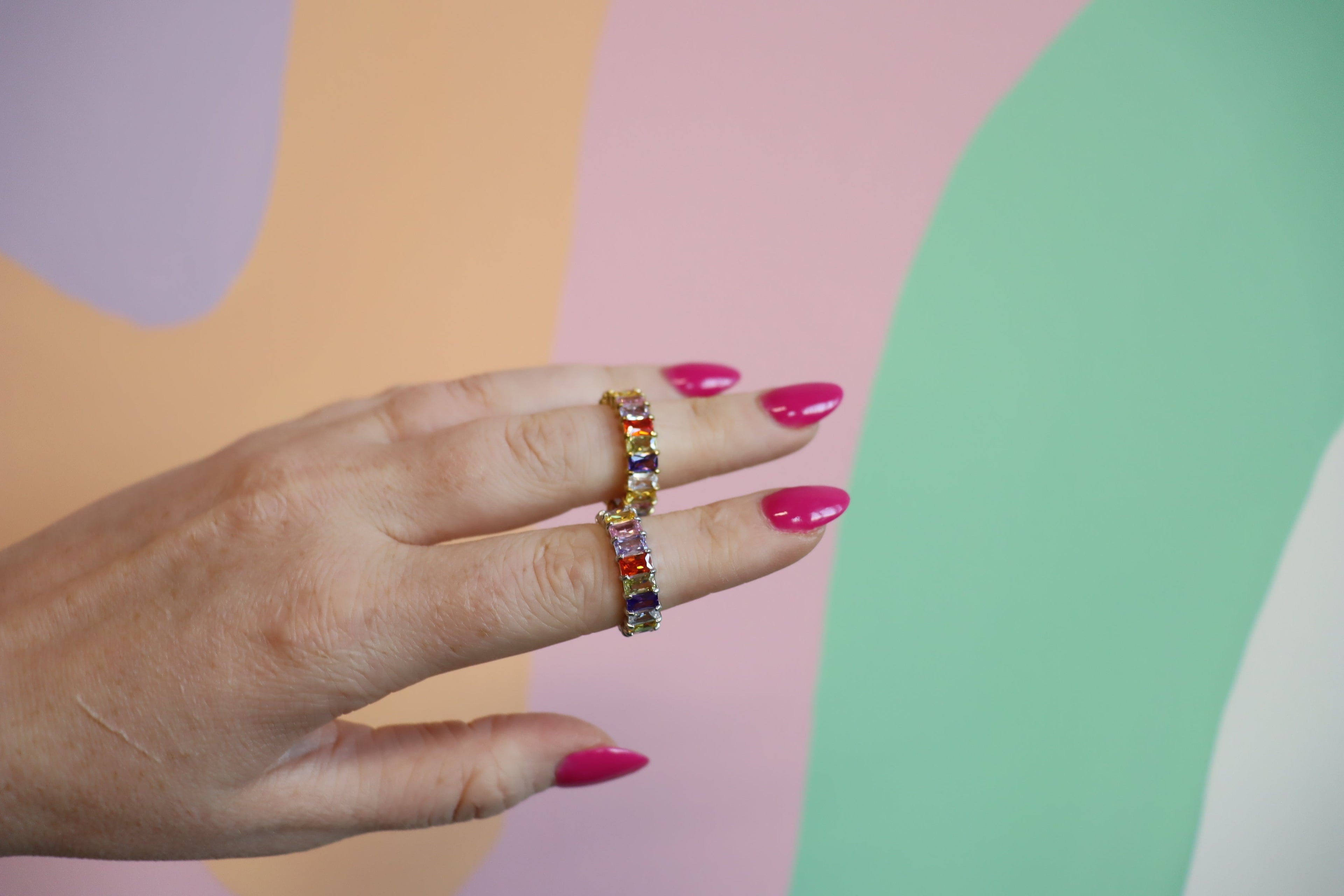 Colorful Life Titanium Ring