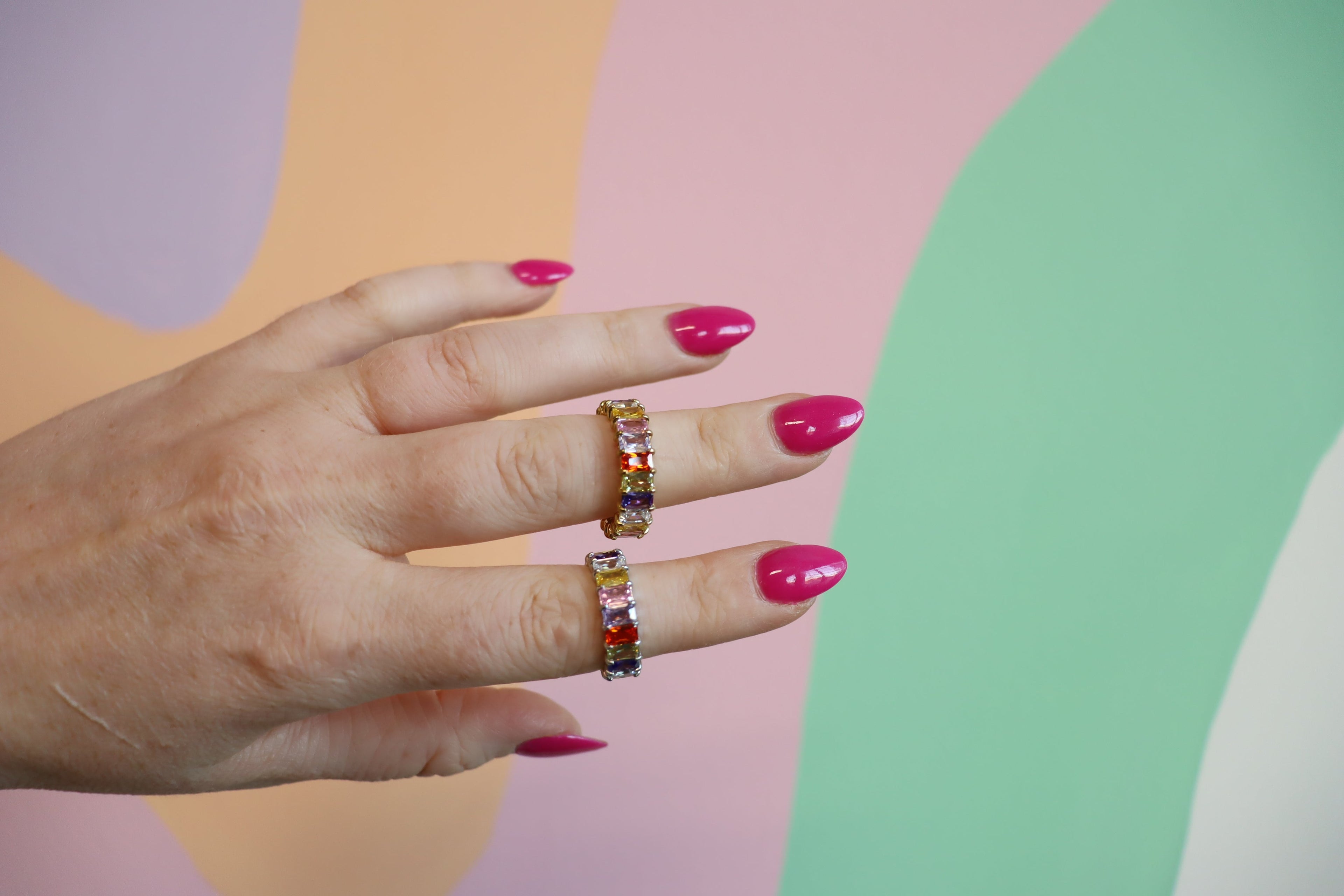 Colorful Life Titanium Ring