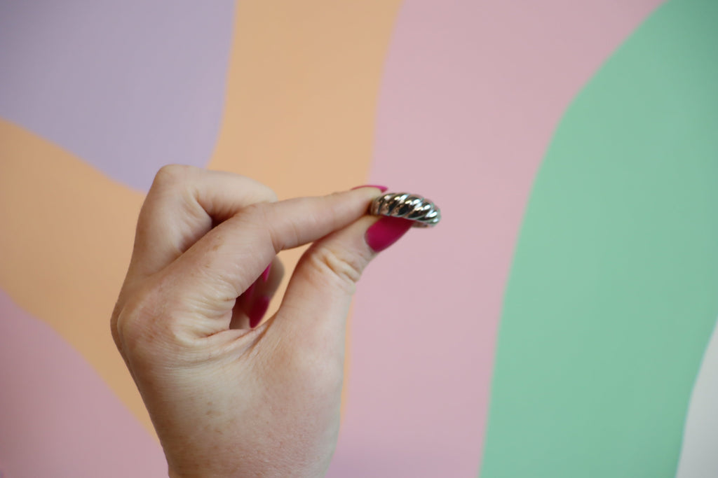 Baguette Titanium Ring