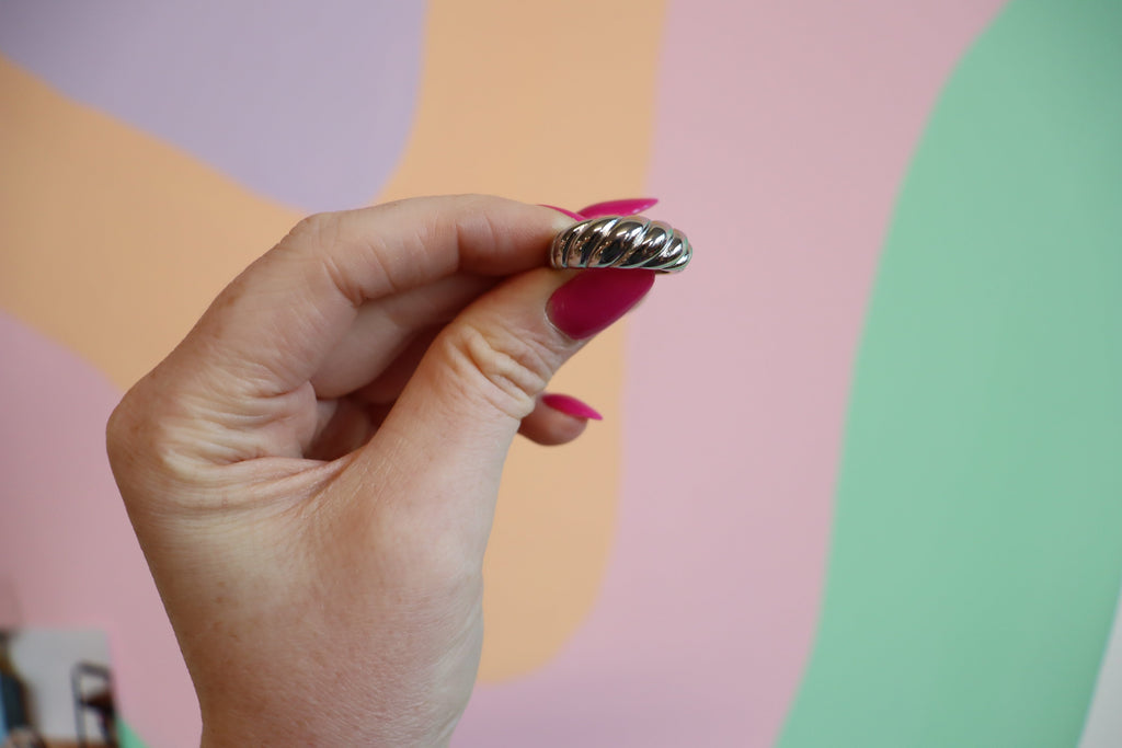 Baguette Titanium Ring