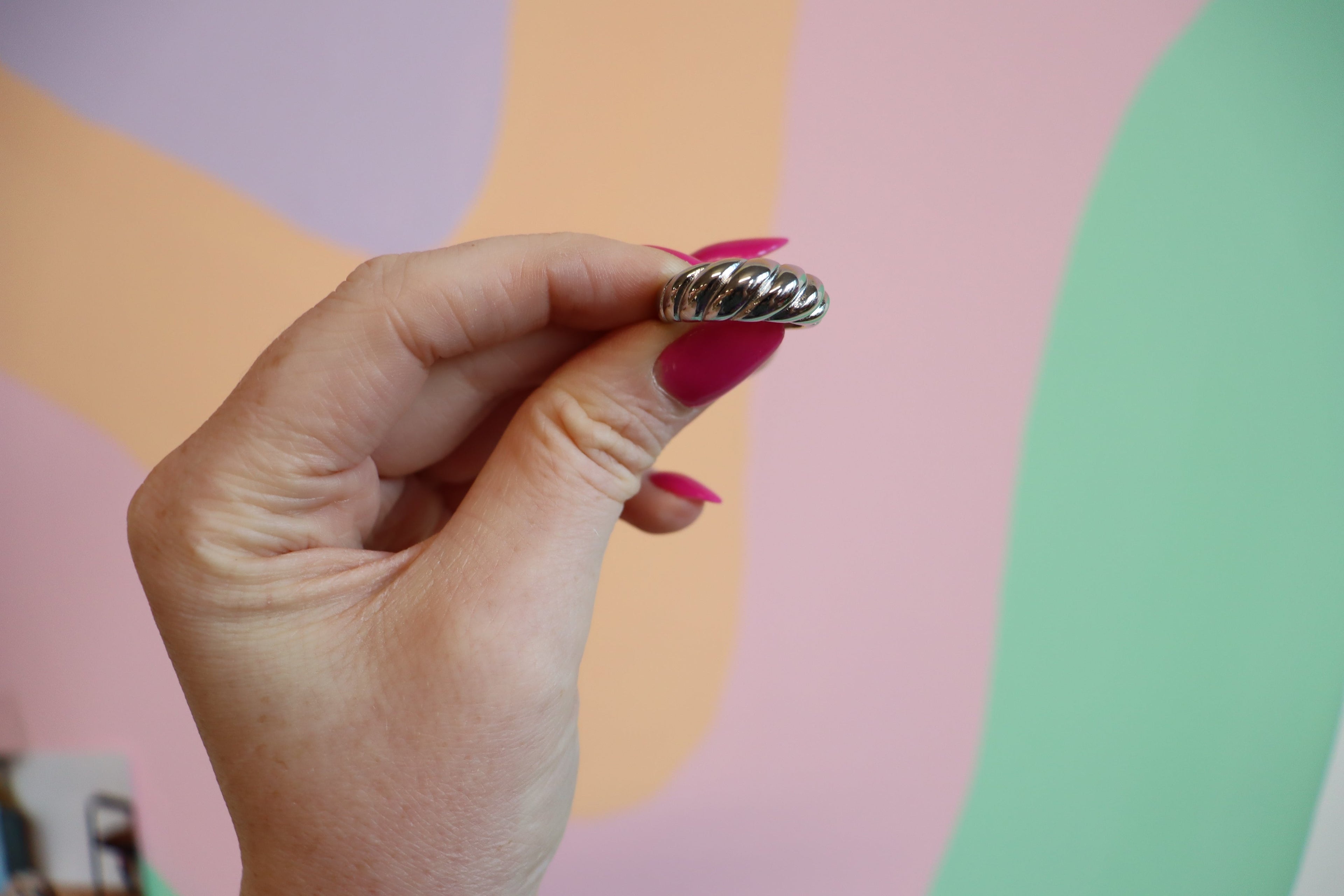 Baguette Titanium Ring