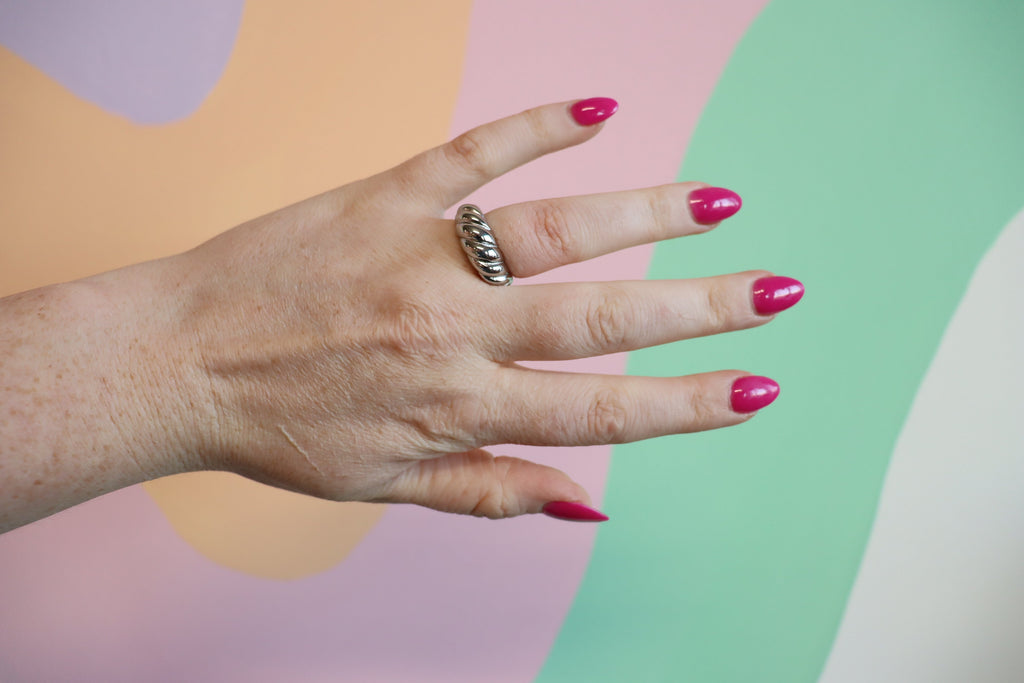 Baguette Titanium Ring