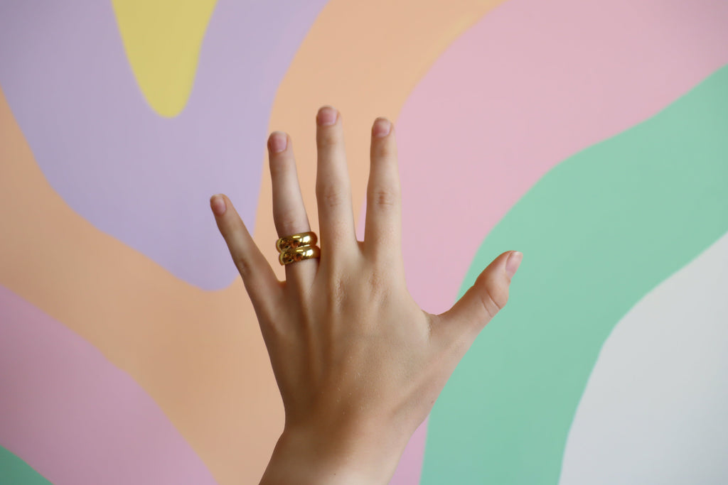 Double Stack-Titanium Ring