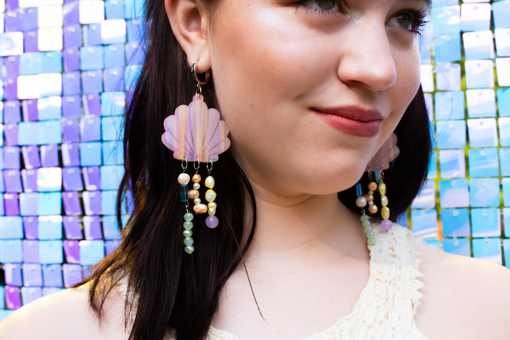 I Miss the Ocean-Pastel Earrings