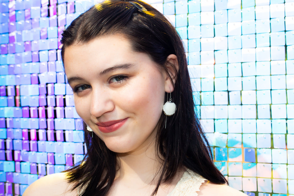 Arca Shell Threader Earrings