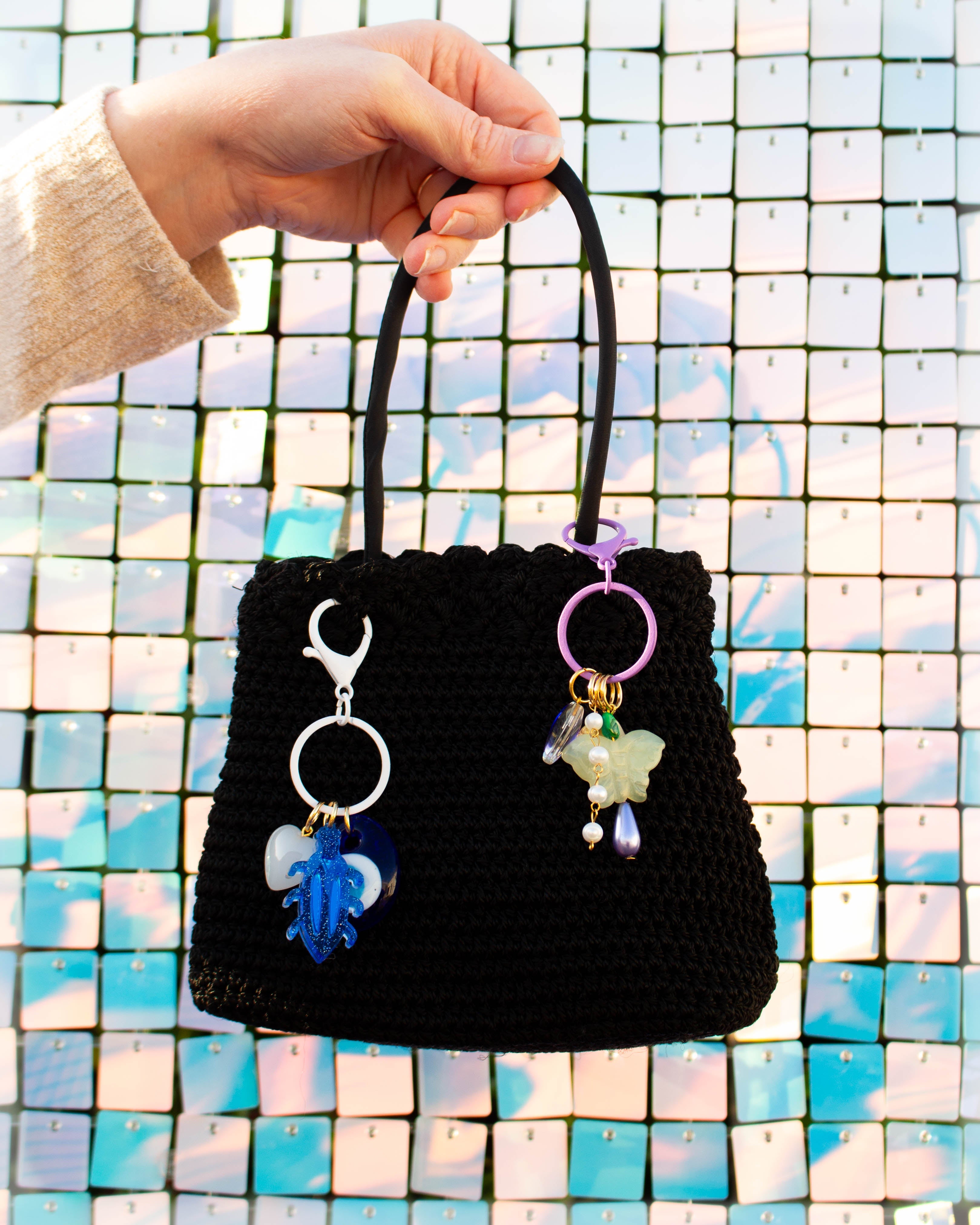 Lilac Picnic Bag Charm