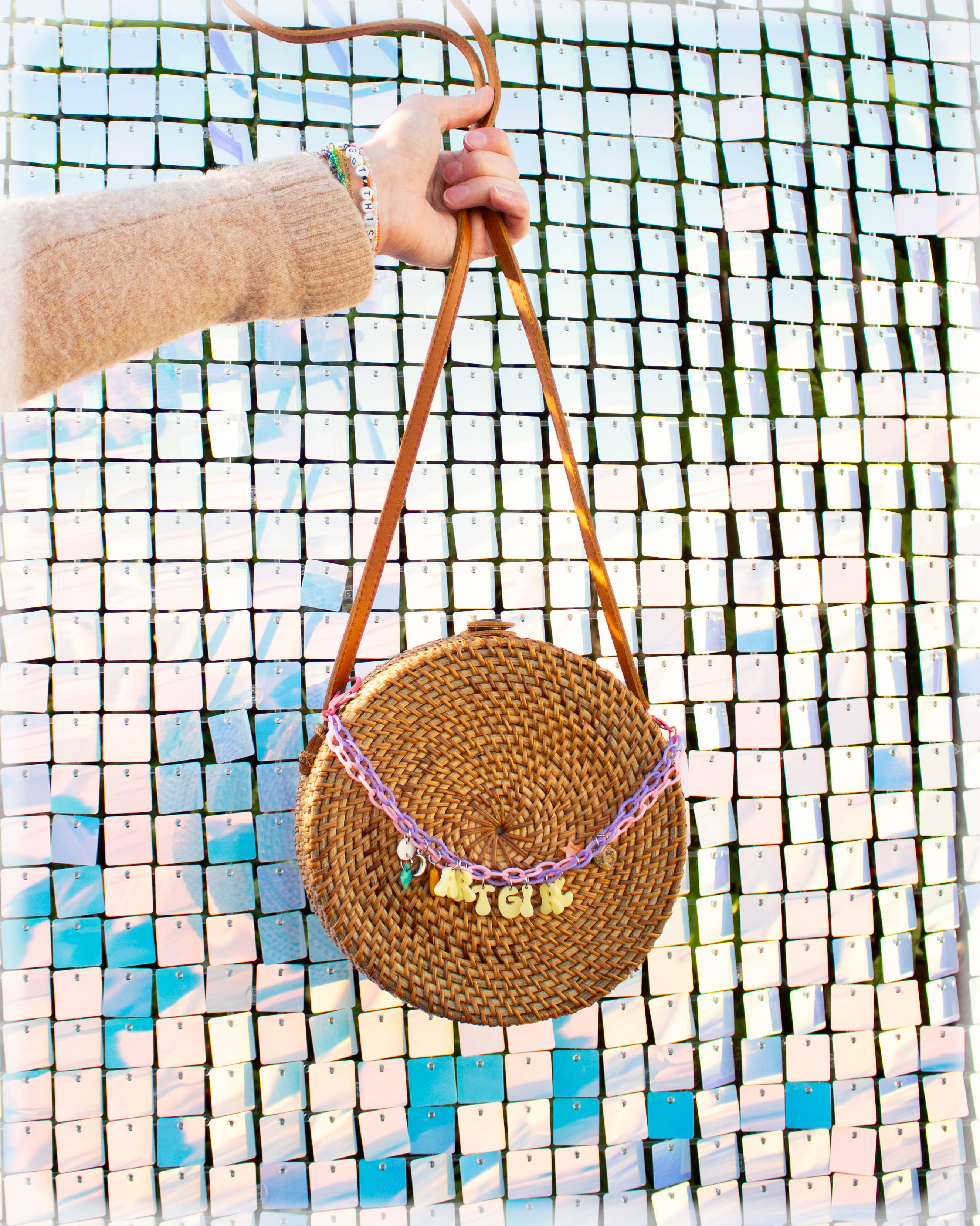 "Artgirl" Colorful Bag Chain