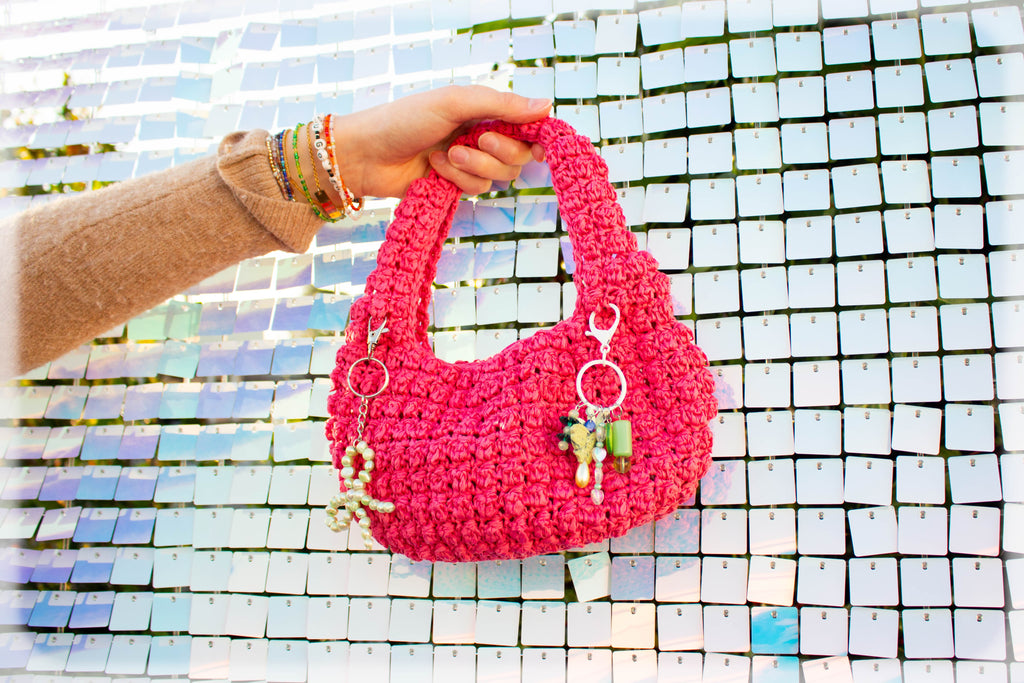 Pearl-fect Bow Bag Charm