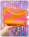 Bottled Sunshine - Iridescent Yellow Bag Chain