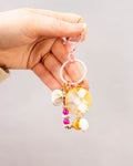 Pastel Shell Beaded Bag Charm