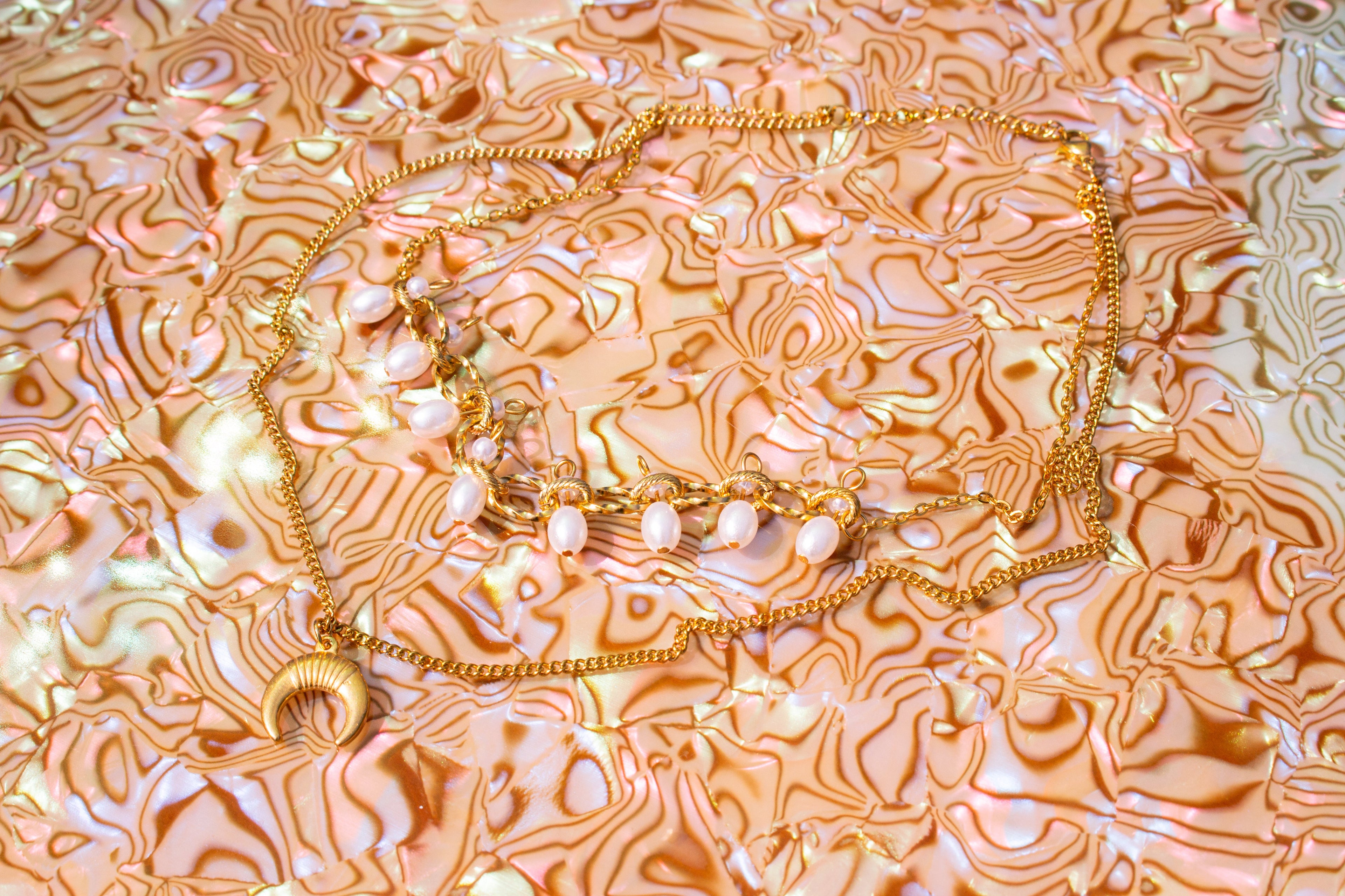 Layered Pearl Necklace