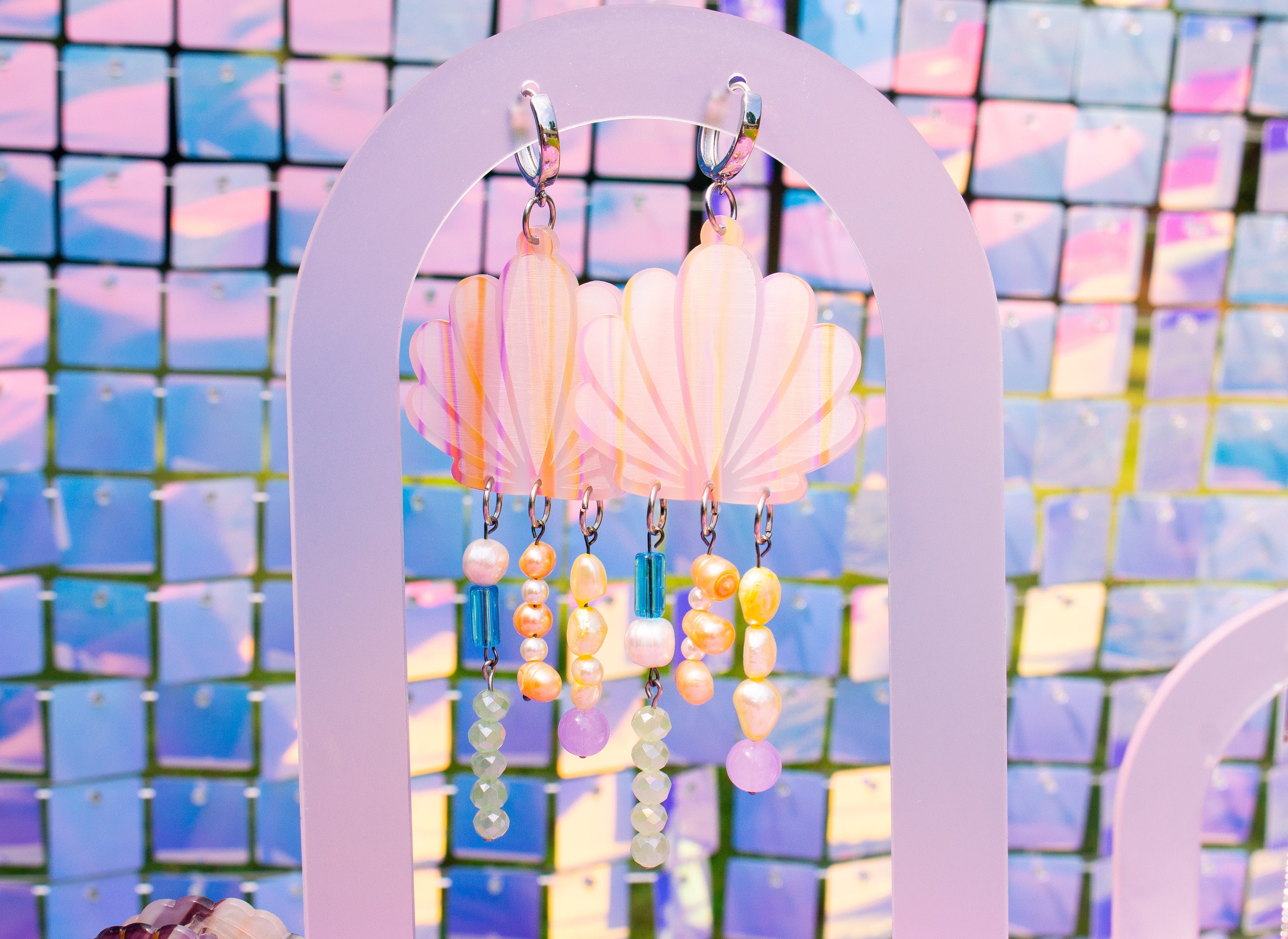 I Miss the Ocean-Pastel Earrings