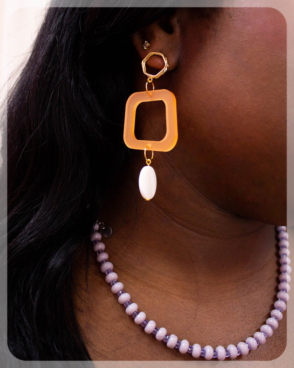 Precious Purple Beaded Necklace