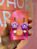 Flower Power Beaded Earrings