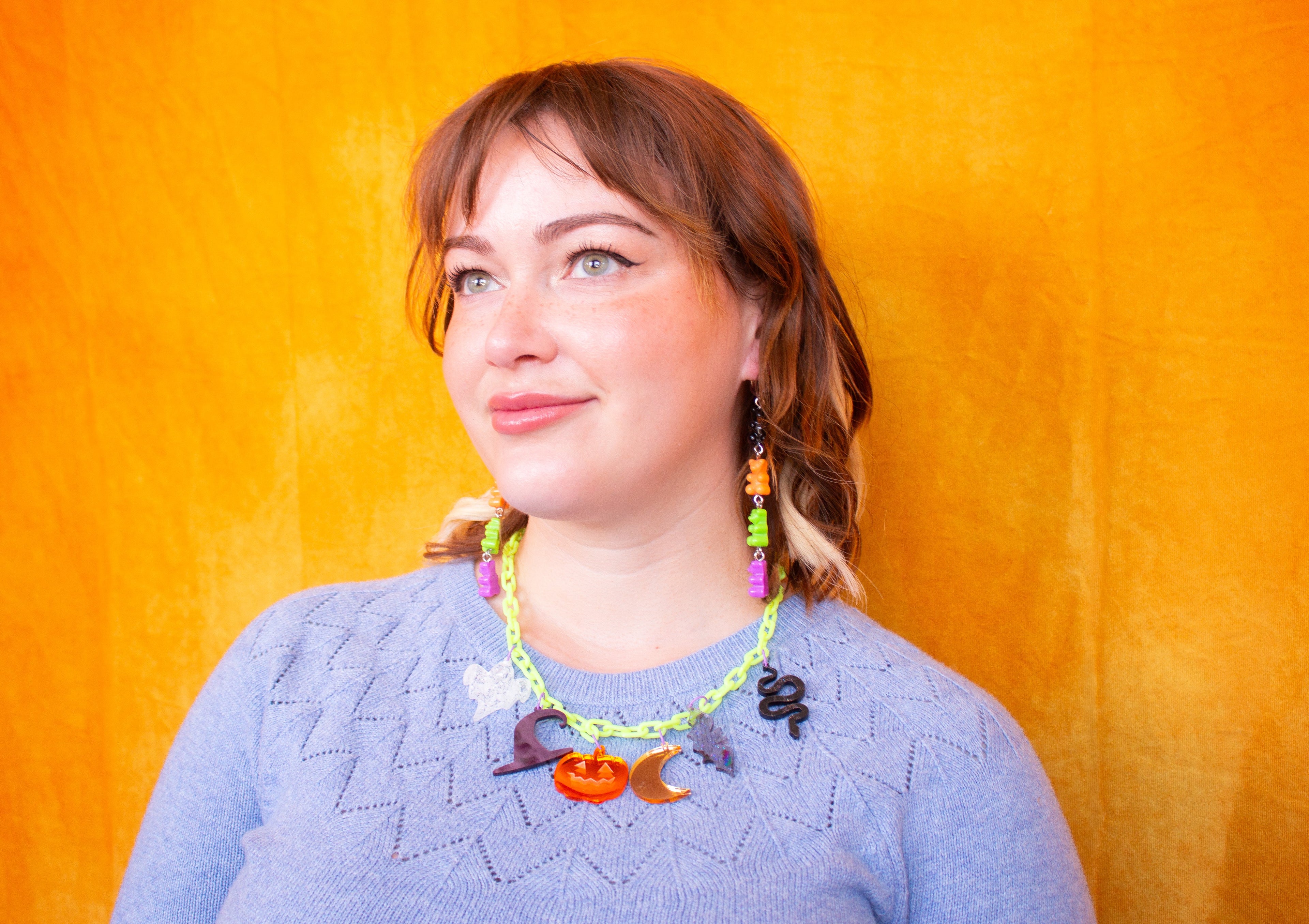 Spooky Charm Necklacce