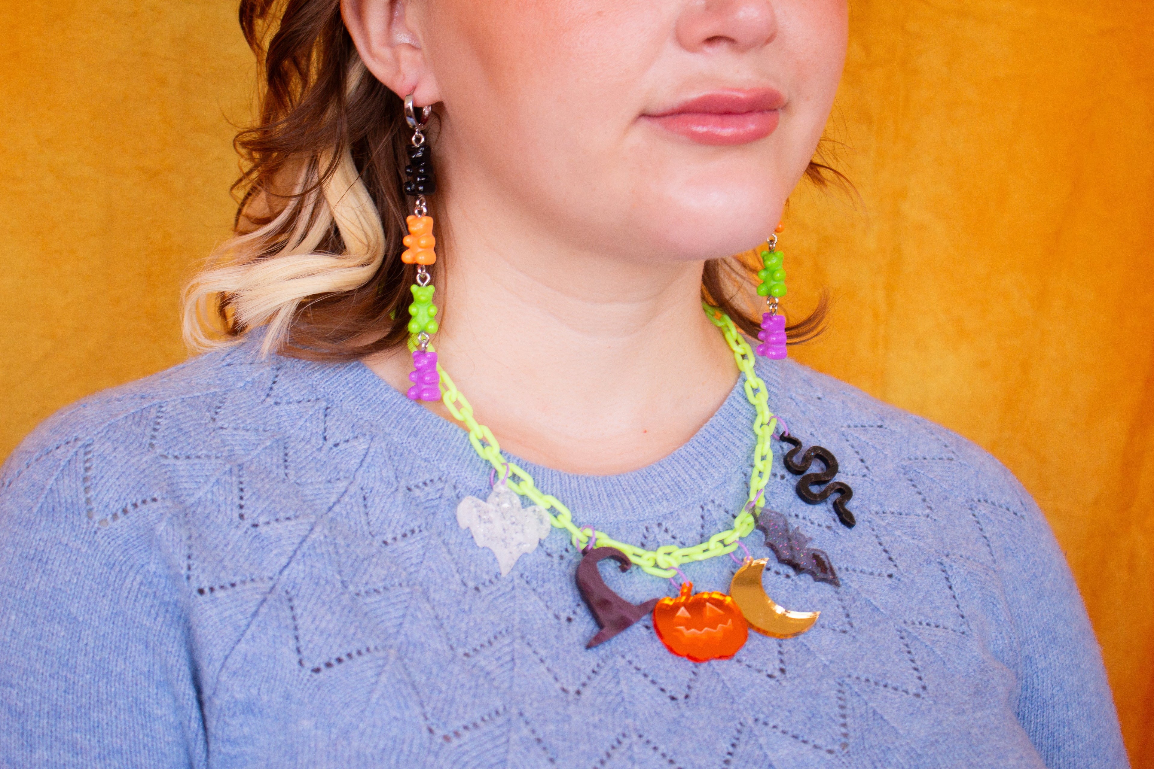 Spooky Charm Necklacce