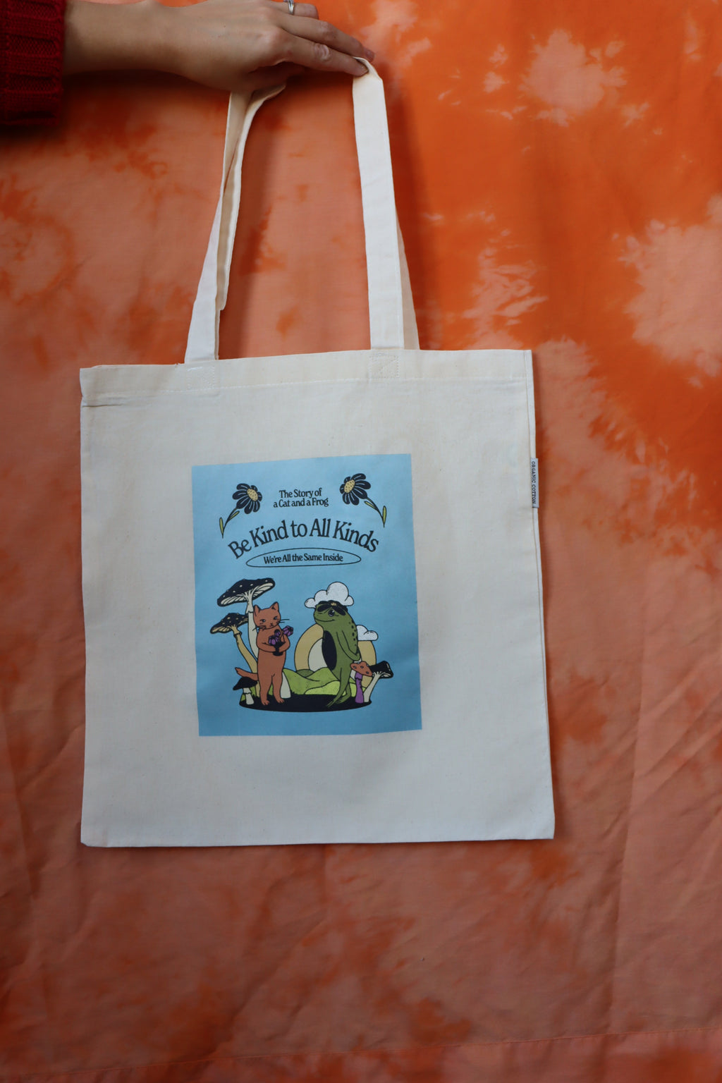 Colorful Graphic Print Tote bags