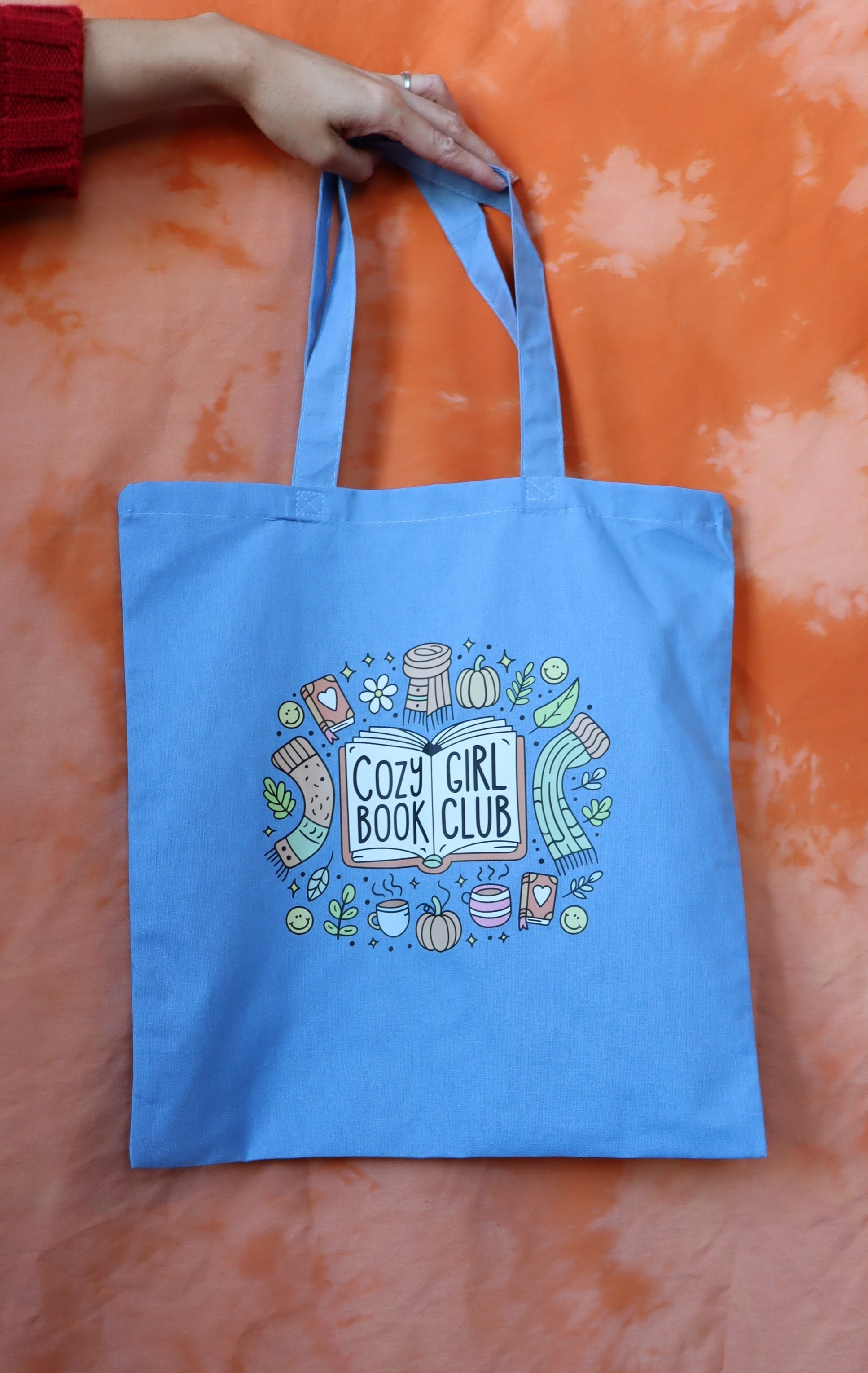 Colorful Graphic Print Tote bags