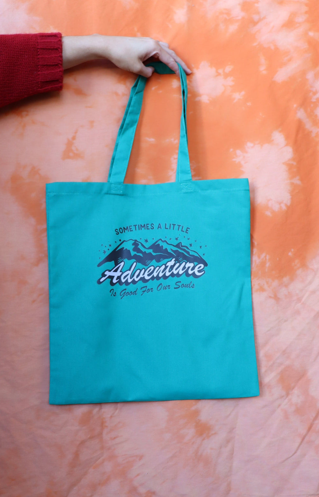 Colorful Graphic Print Tote bags