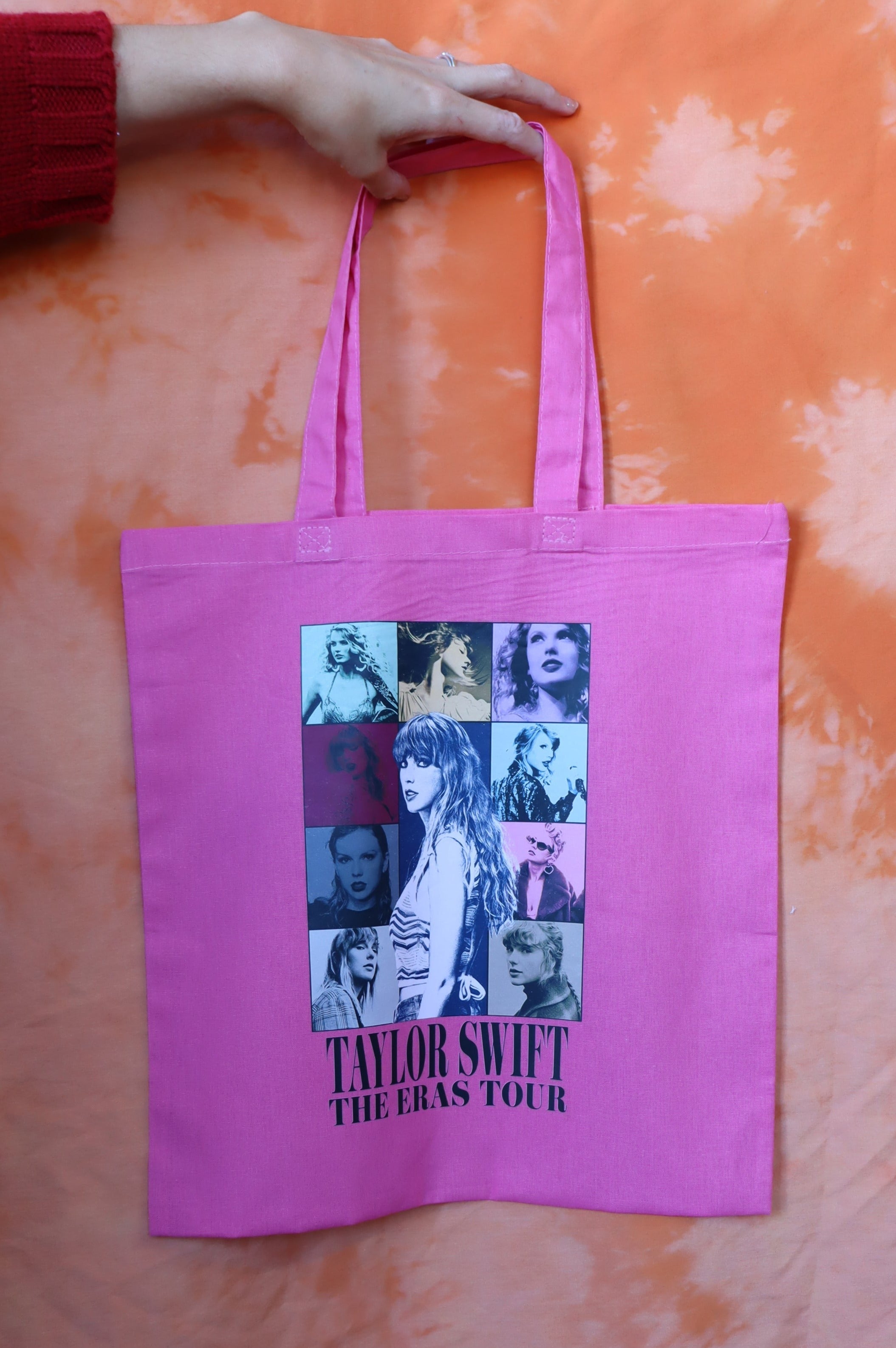 Colorful Graphic Print Tote bags