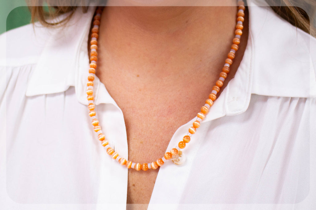 Golden Hour Beaded Necklace