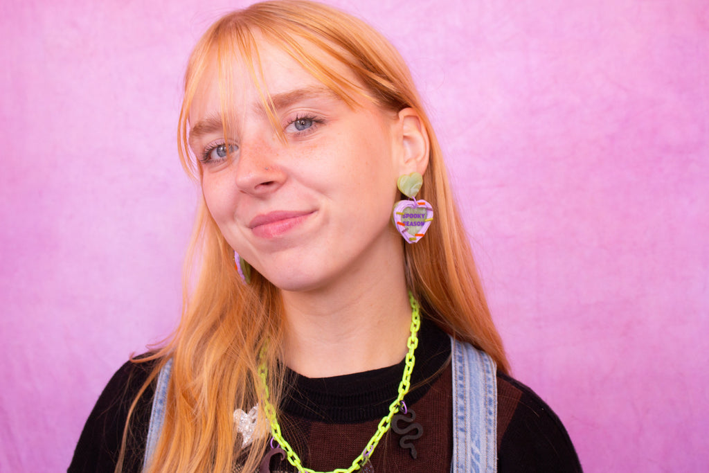 Spooky Season Cake Earrings