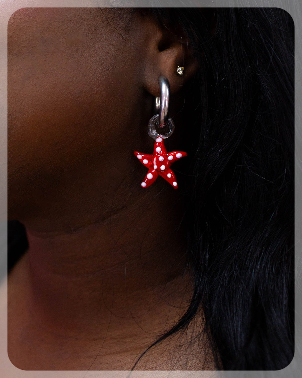 Statement Starfish 2-in-1 Earrings