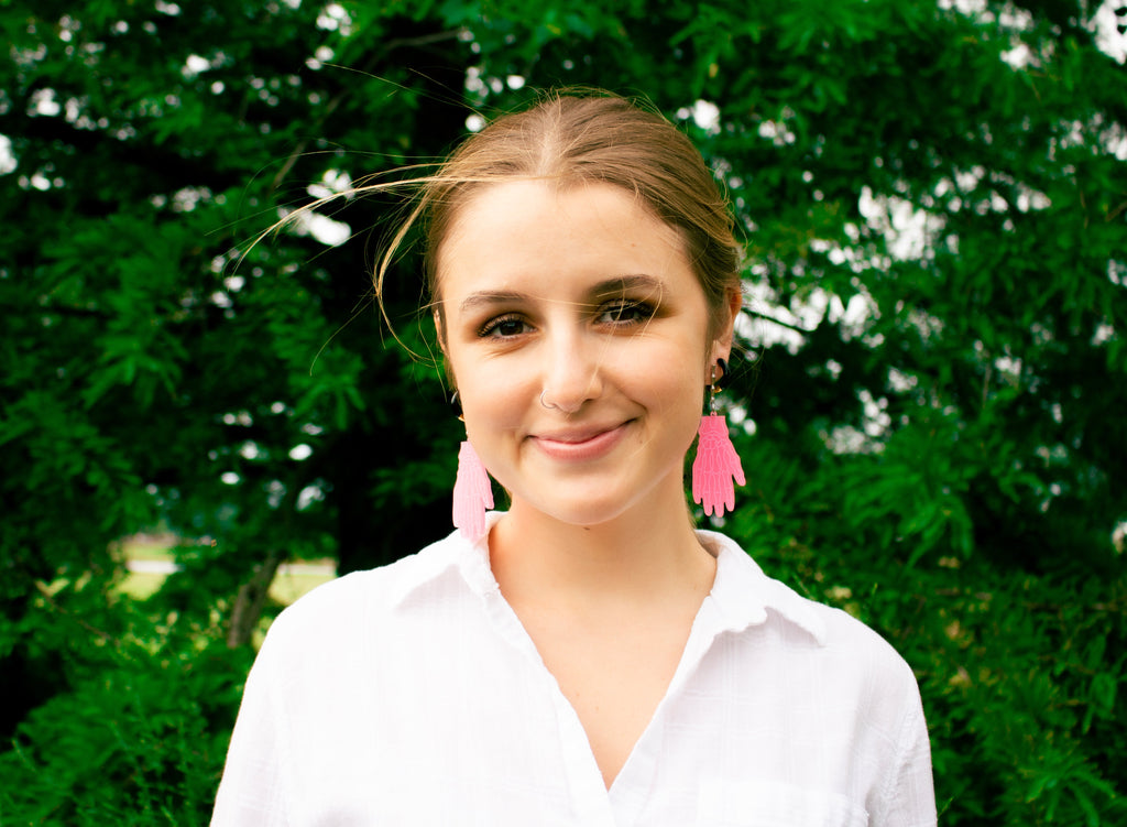 Glow-In-The-Dark Lazy Bones Earrings