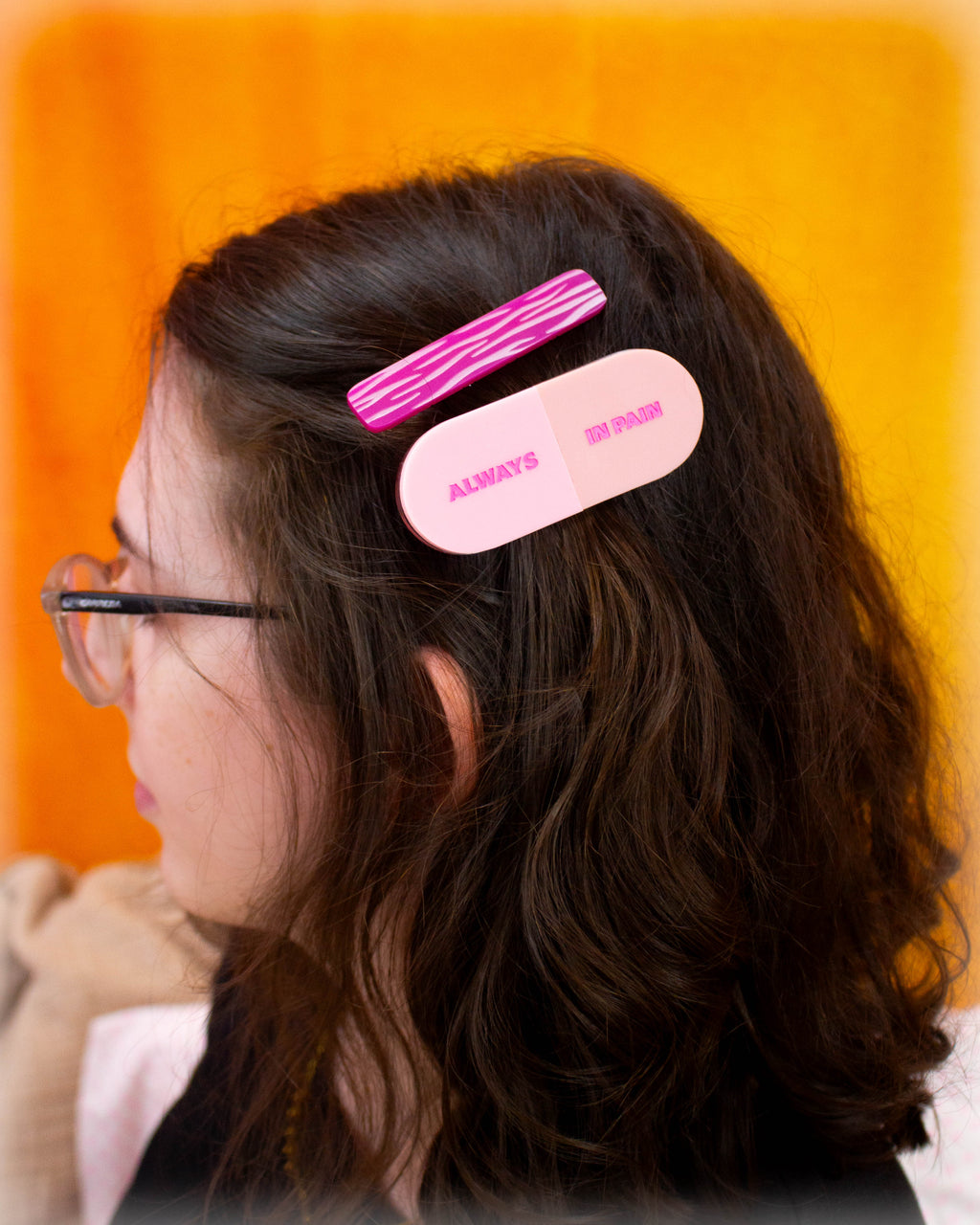 Zebra Stripe Barrettes