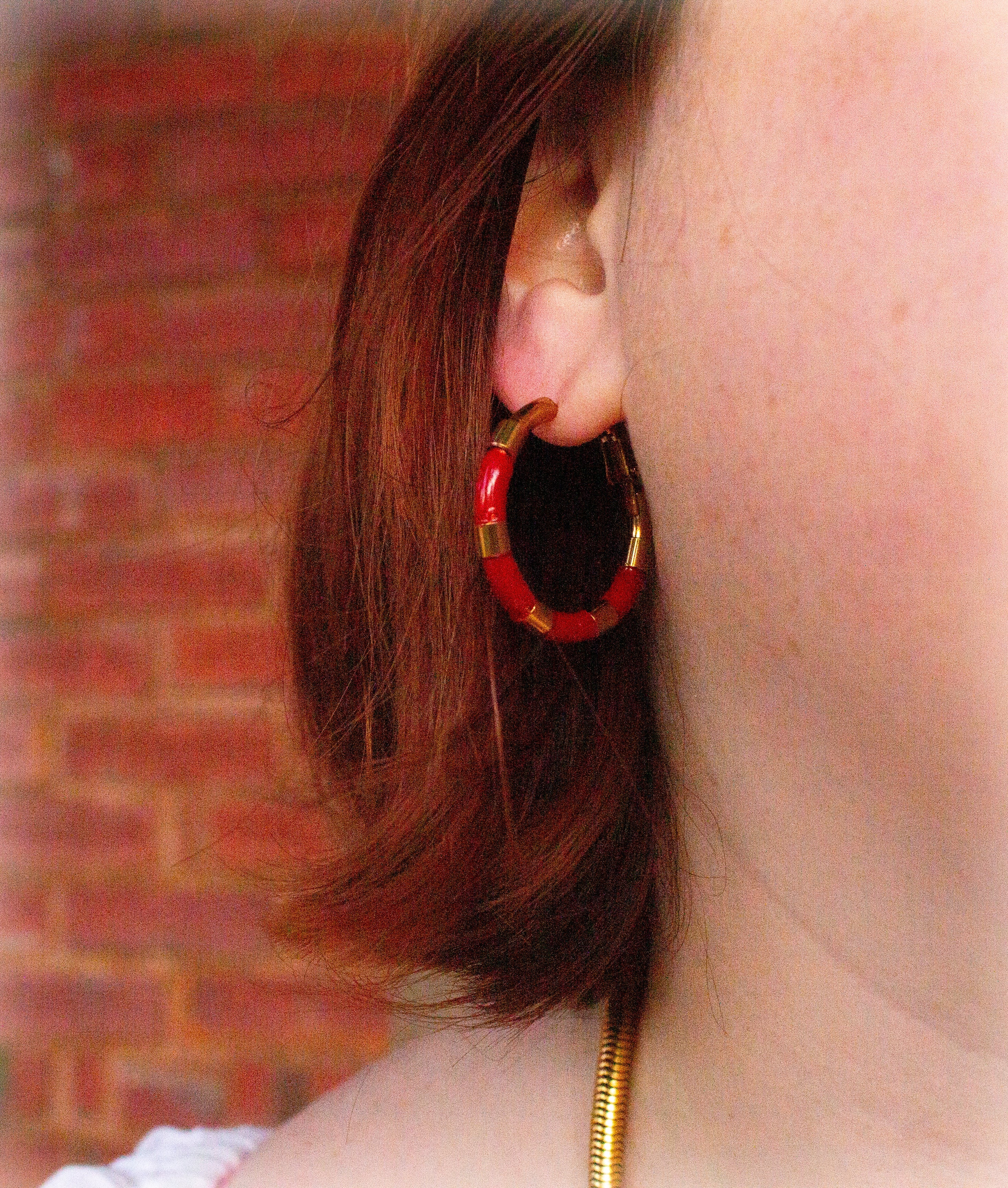 The Brooklyn-Titanium Hoop Earrings