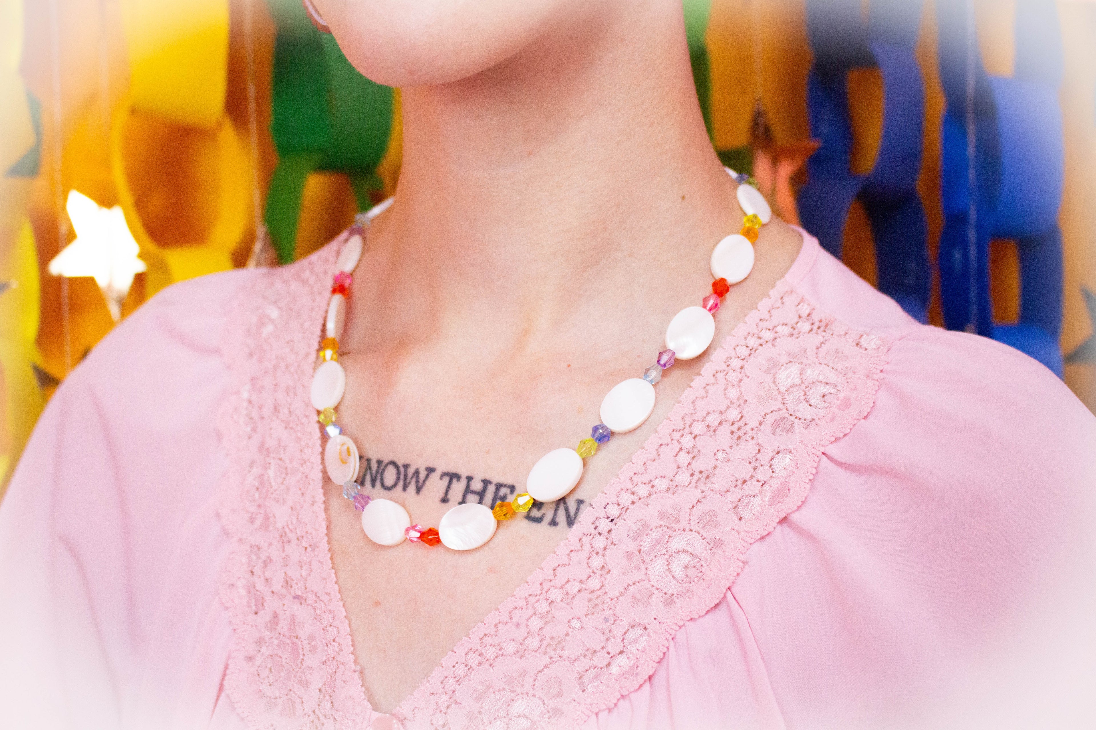 Ocean Rainbow Mermaid Necklace