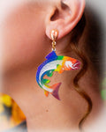 Rainbow Trout Earrings