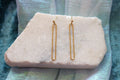 Simple Oval Titanium Earrings