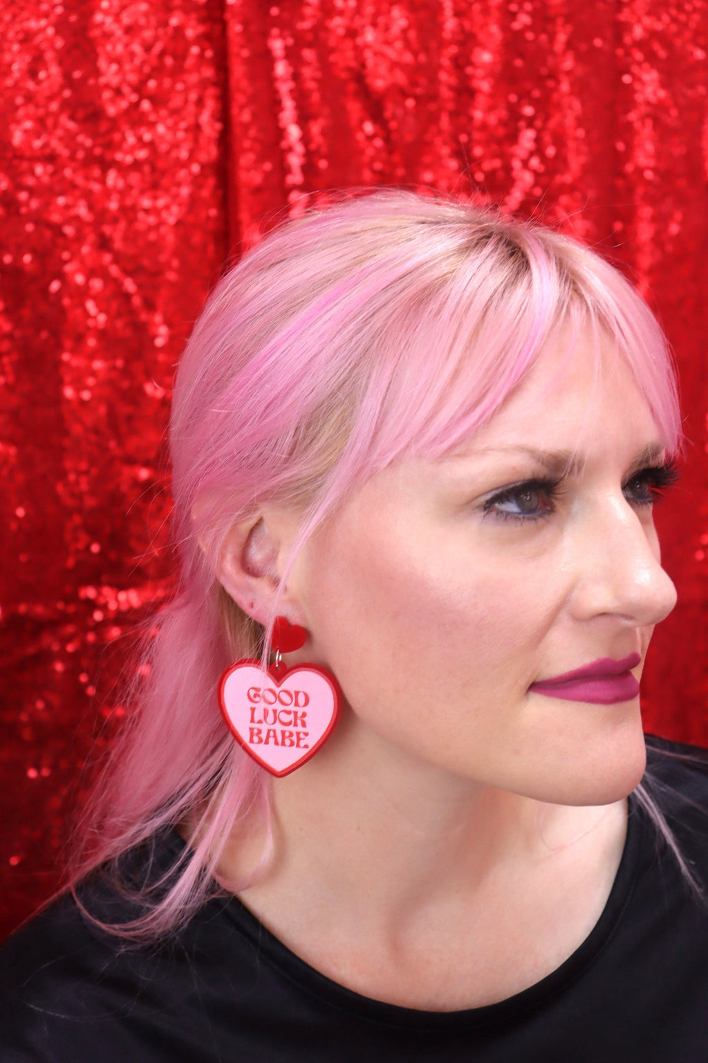 "Good Luck Babe" Chappell Roan Earrings