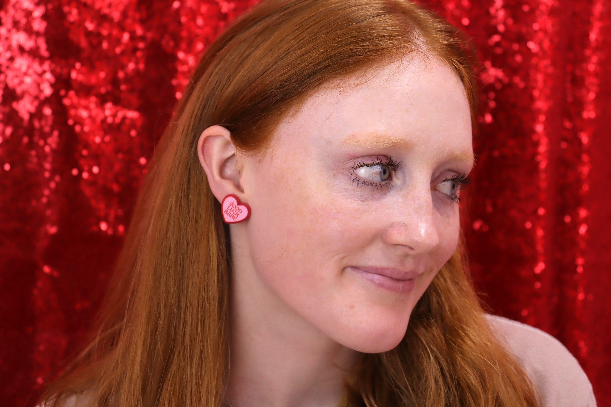Good Luck Babe Stud Earrings