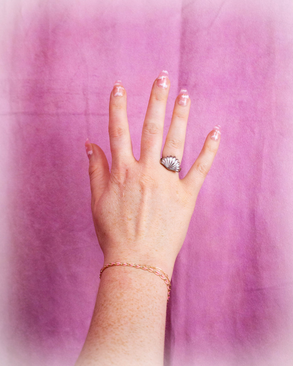 Mermaid Crown - Shell Titanium Ring