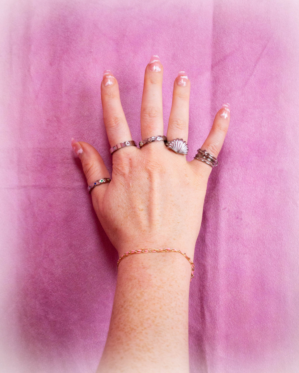 Mermaid Crown - Shell Titanium Ring