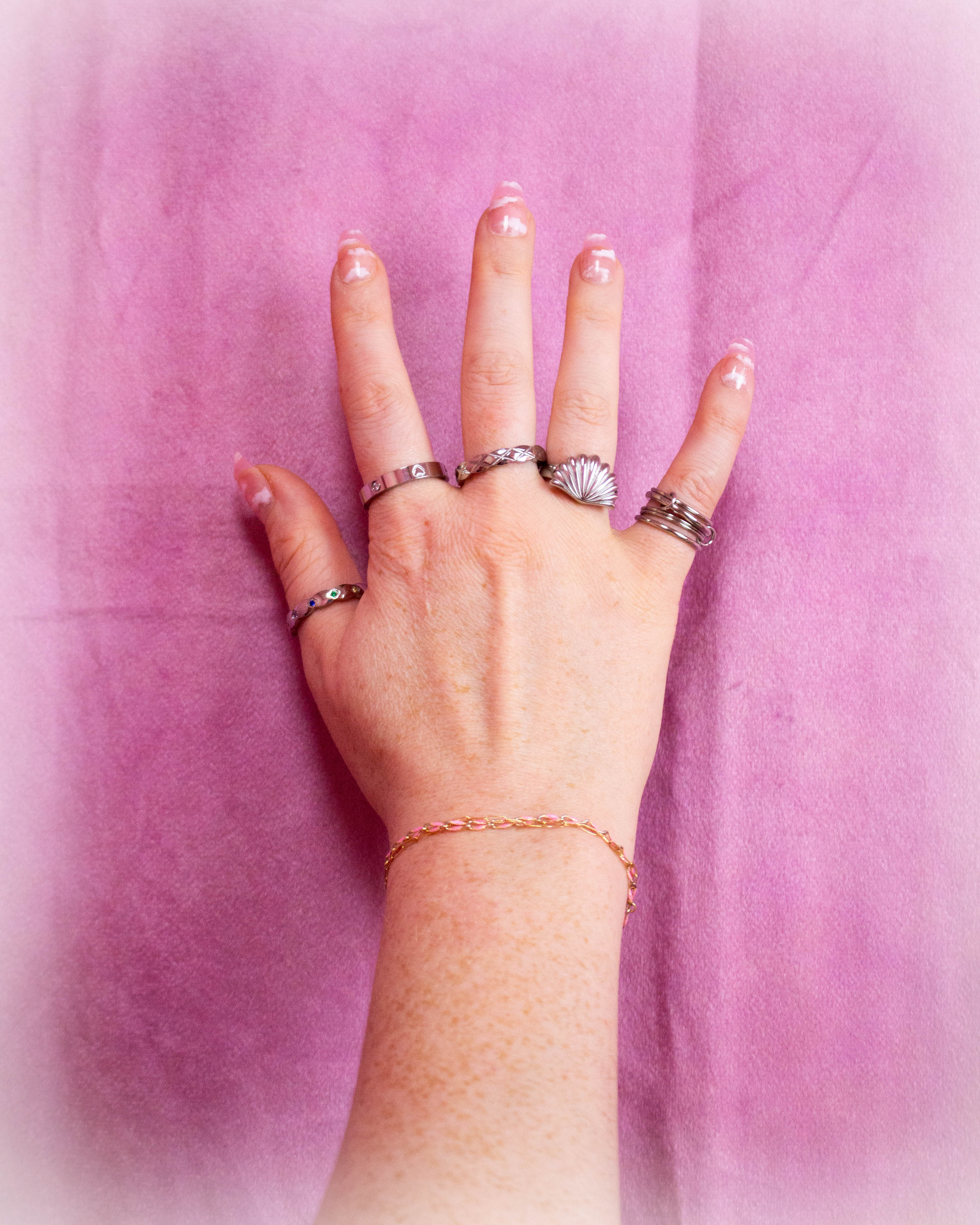 Mermaid Crown - Shell Titanium Ring