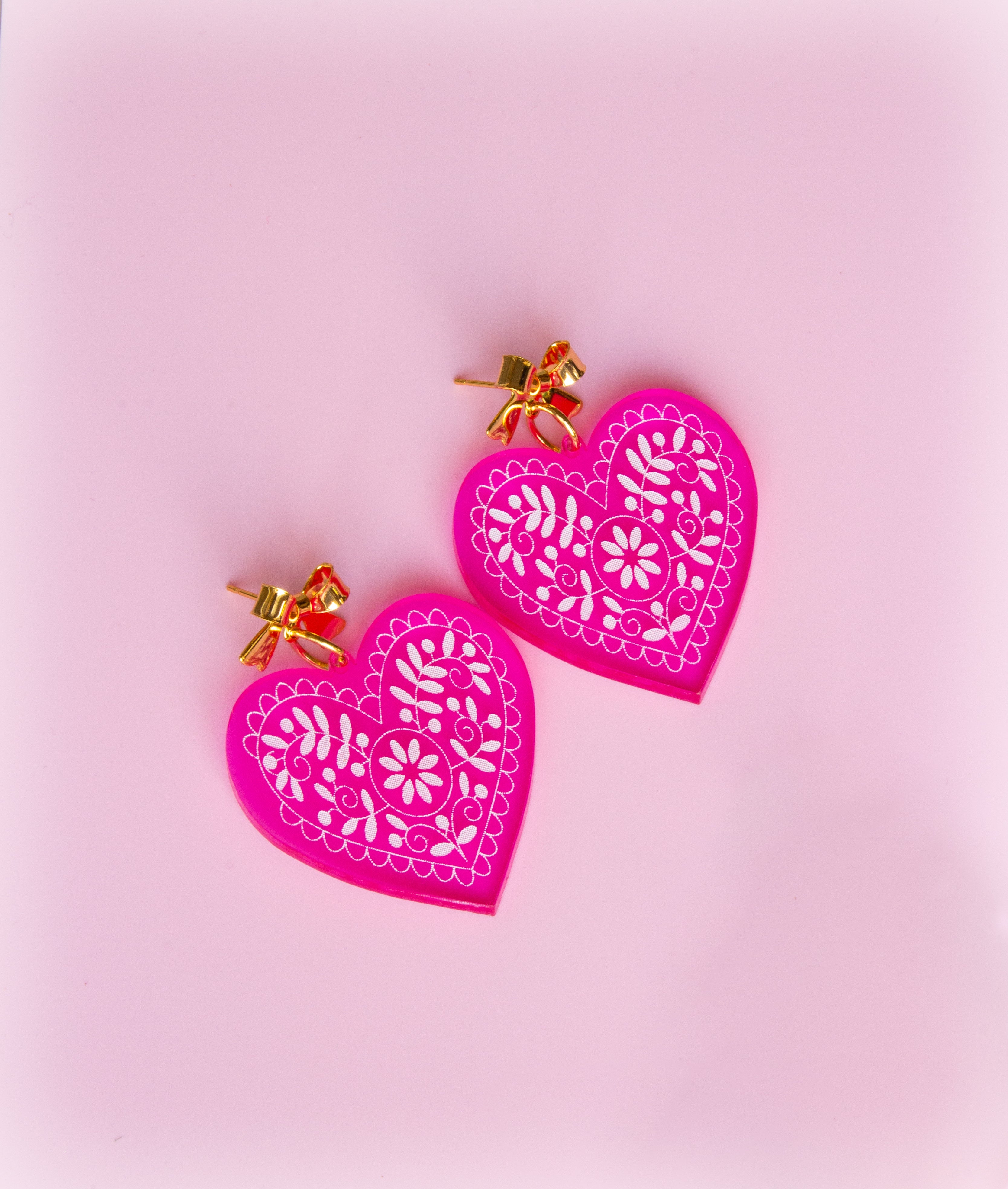 Art for your Ears-Floral Engraved Earrings