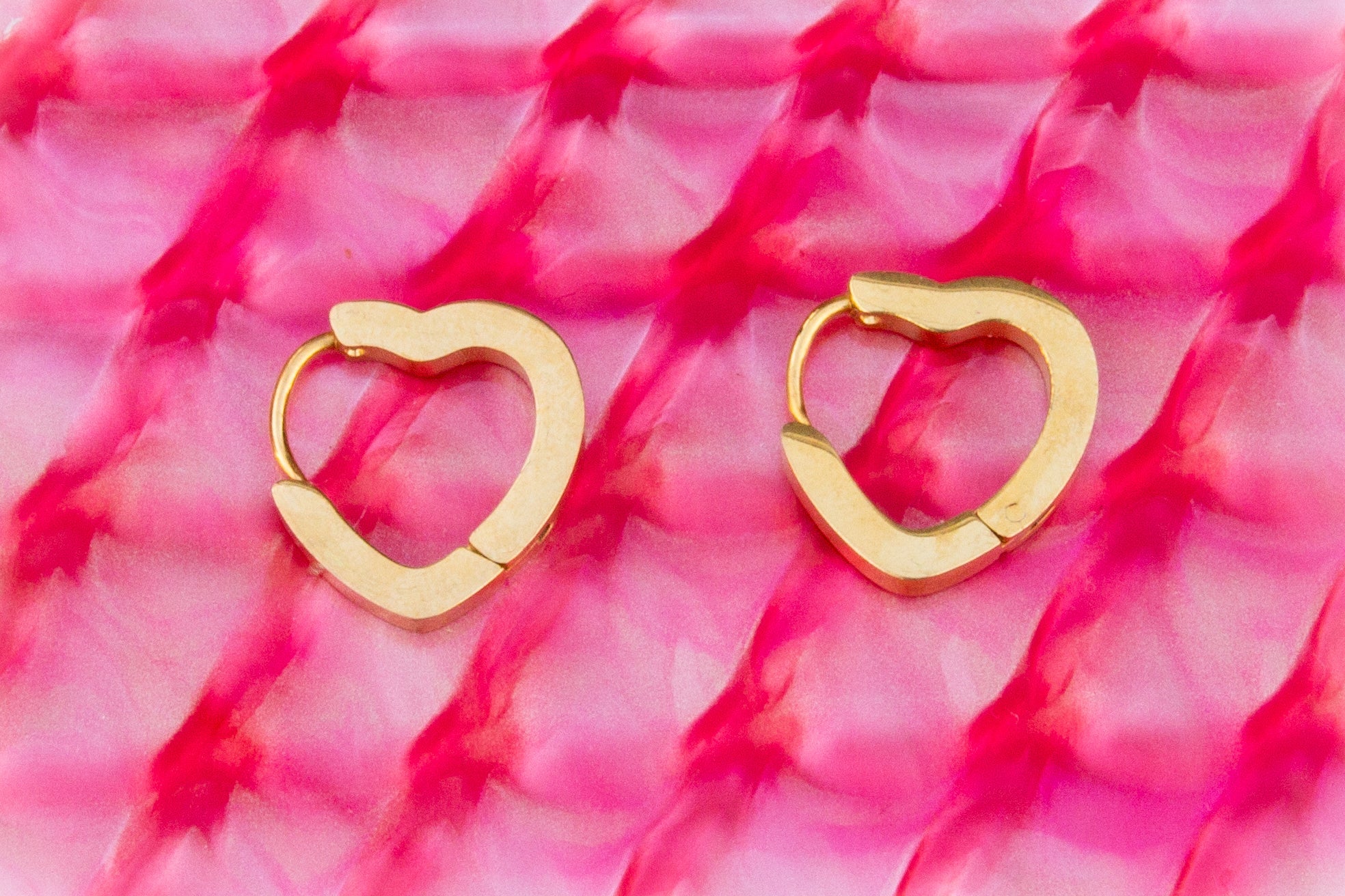 "Can I go Where You Go?" Titanium Heart Hoops