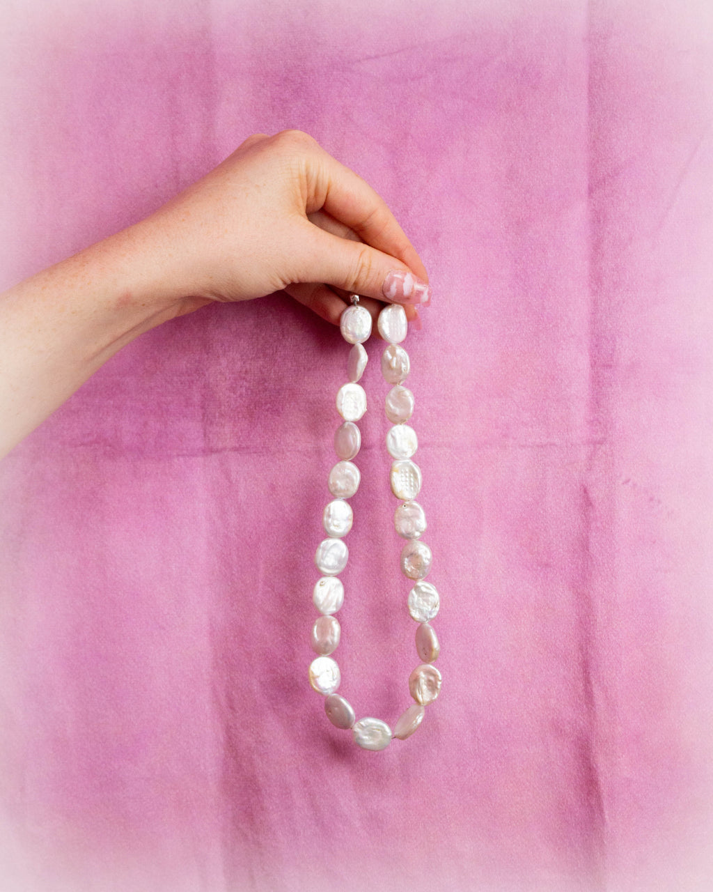 Tide Tokens - Coin Pearl Necklace
