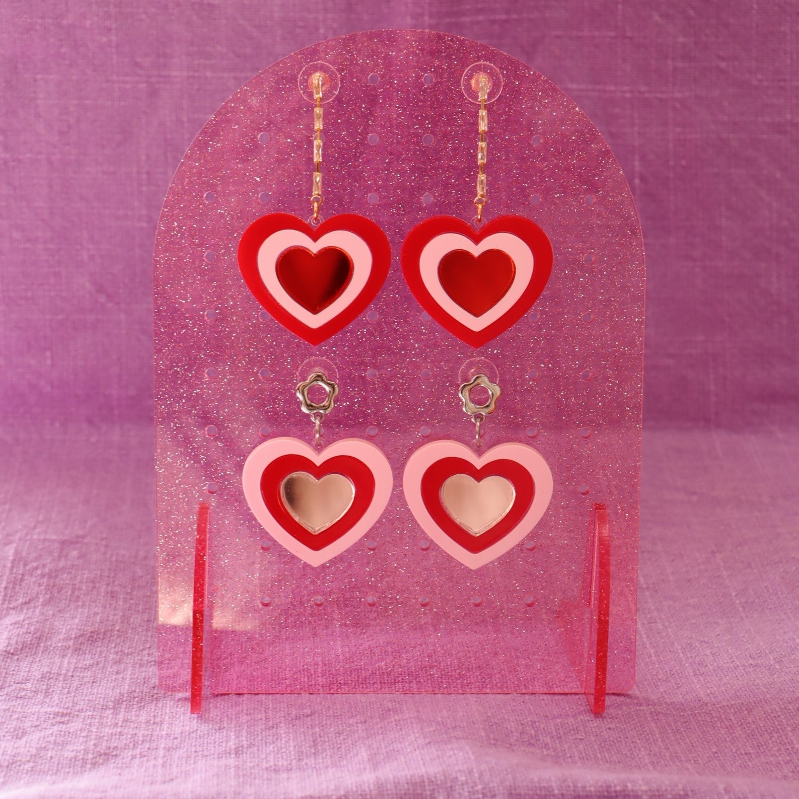 Groovy Heart Earrings