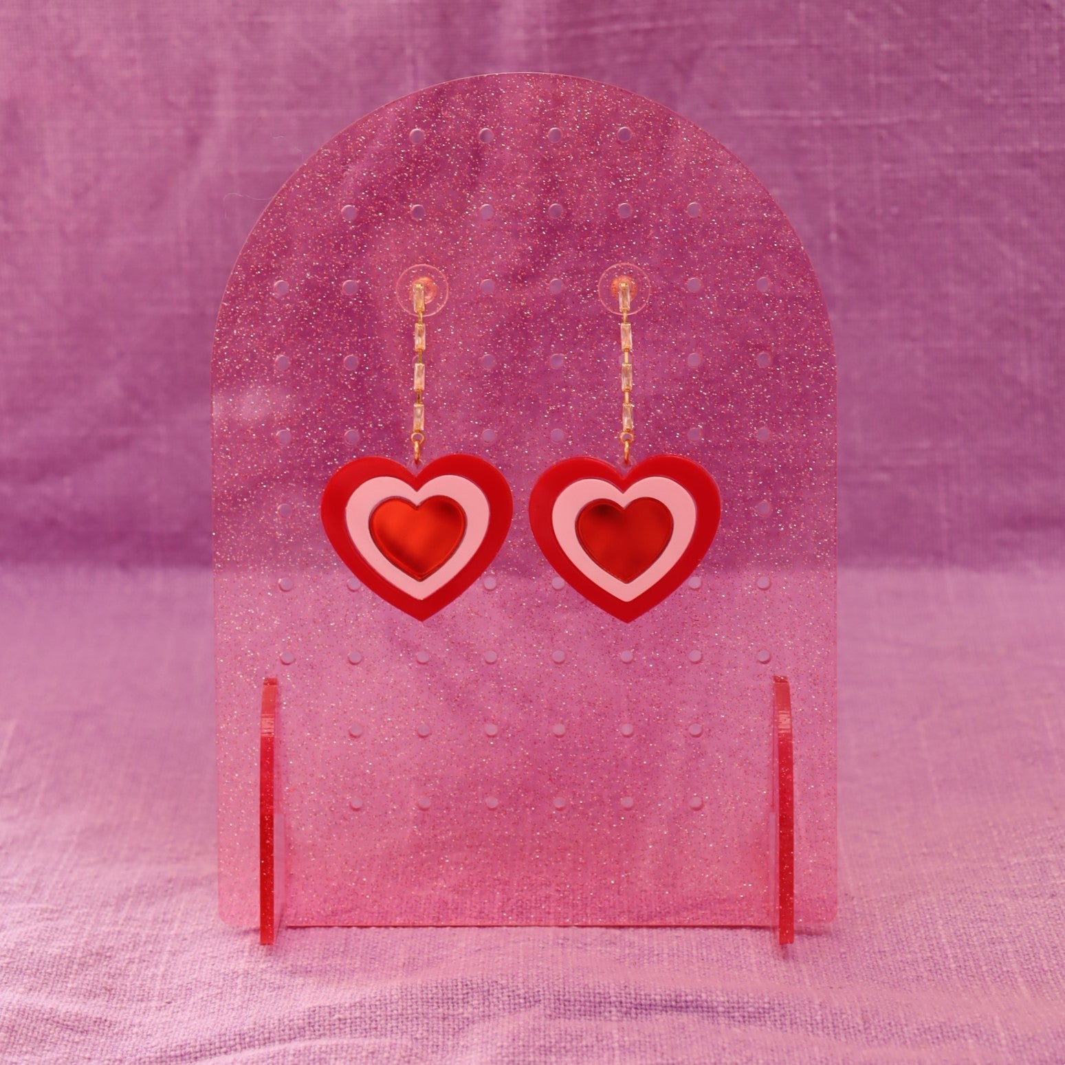 Groovy Heart Earrings