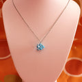 Stainless Steel Glass Bead Single Necklace