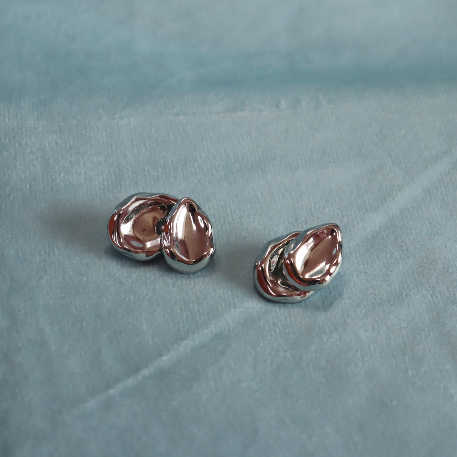 Titanium Double-Sided Petal Earrings